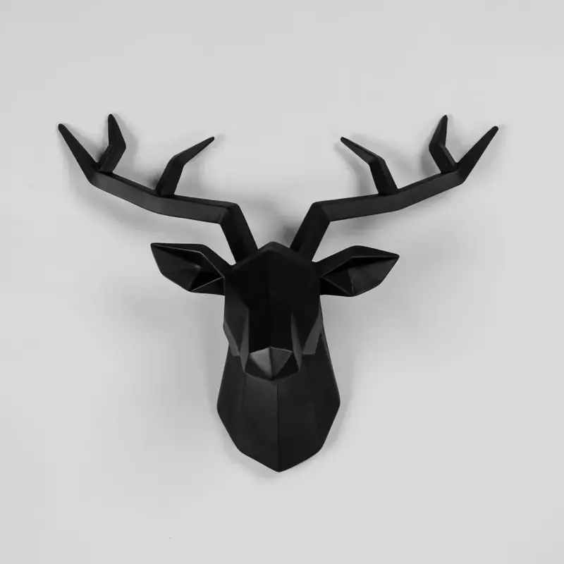 Deer Head Wall Sculpture tag1