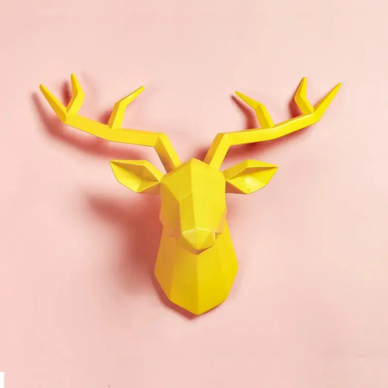 Deer Head Wall Sculpture tag1