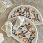 Delicate Florals Mat tag1