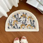 Delicate Florals Mat tag1