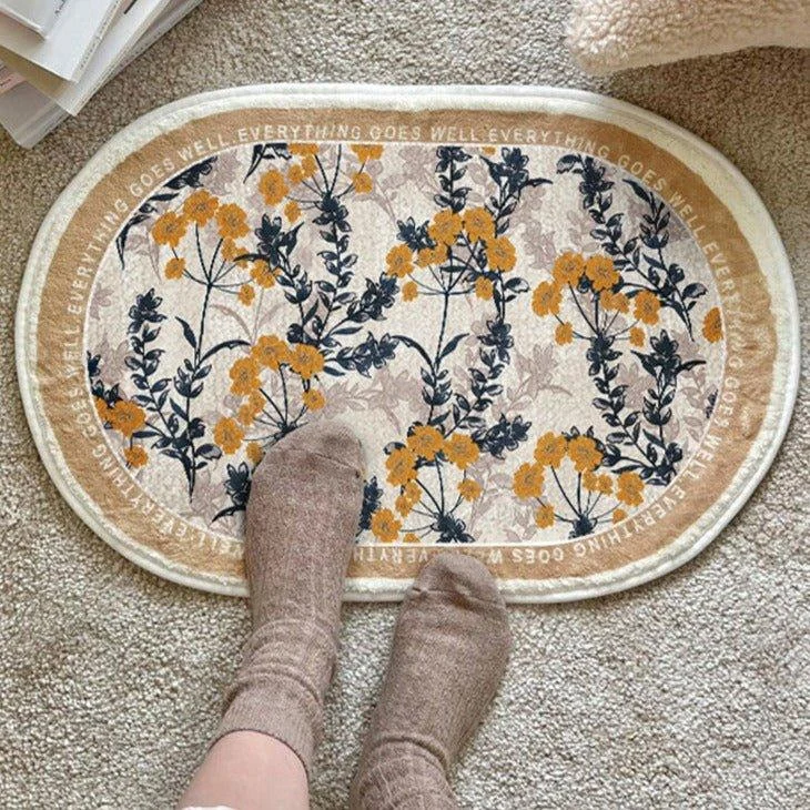 Delicate Florals Mat -  - #tag1#
