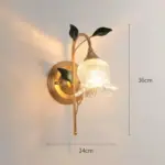 Delicate Flower Luminary Wall Sconce tag1