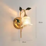 Delicate Flower Luminary Wall Sconce tag1