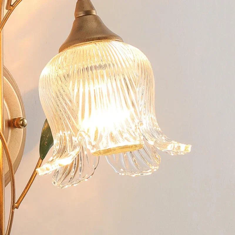 Delicate Flower Luminary Wall Sconce -  - #tag1#