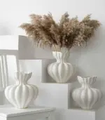Delmara_Tabletop_Vase_Large_Textured_White_Ceramic_-_-_tag1_-4193413 Delmara Tabletop Vase Large Textured White Ceramic tag1