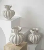 Delmara_Tabletop_Vase_Large_Textured_White_Ceramic_-_-_tag1_-4193418 Delmara Tabletop Vase Large Textured White Ceramic tag1