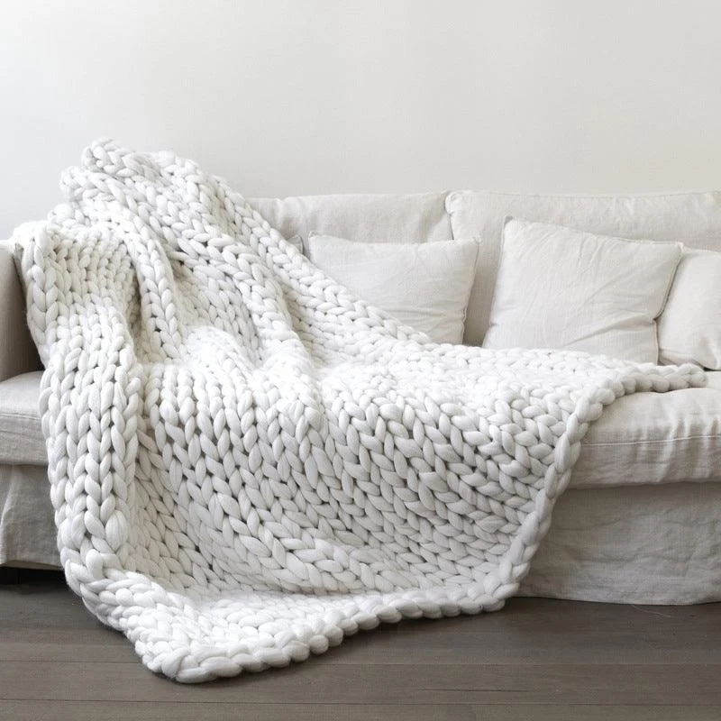 Deluxe Braided Wool Blanket -  - #tag1#
