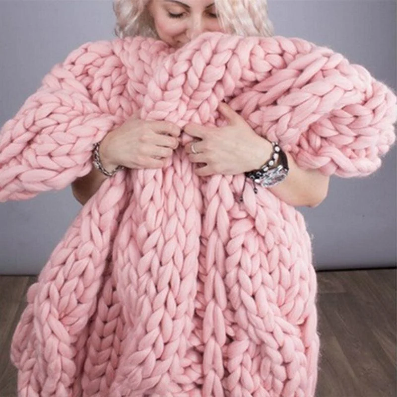 Deluxe Braided Wool Blanket -  - #tag1#