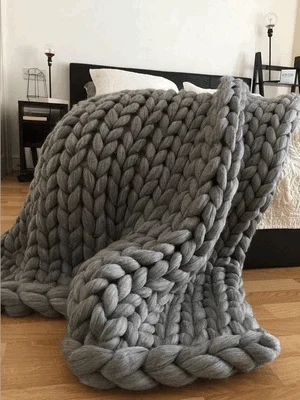 Deluxe Braided Wool Blanket -  - #tag1#