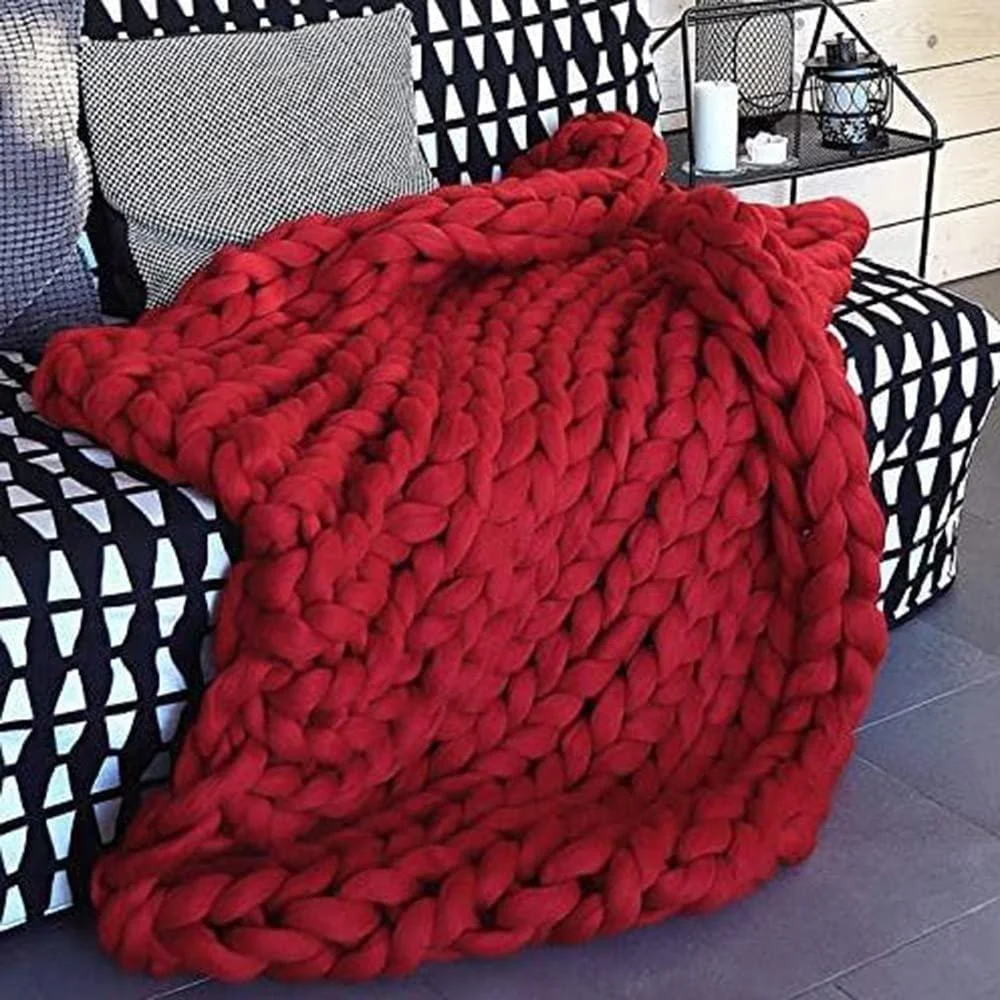 Deluxe Braided Wool Blanket -  - #tag1#