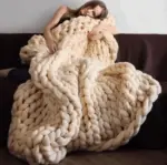 Deluxe Braided Wool Blanket tag1