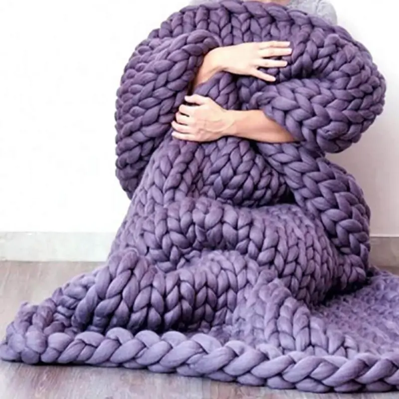 Deluxe Braided Wool Blanket tag1