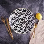 Deluxe Geometric Dinner Plate Set tag1
