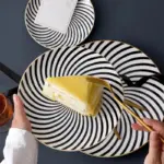 Deluxe Geometric Dinner Plate Set tag1