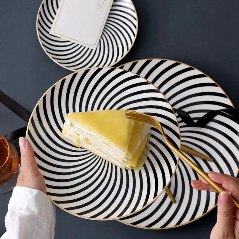 Deluxe Geometric Dinner Plate Set -  - #tag1#