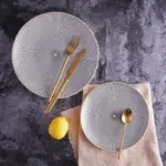 Deluxe Geometric Dinner Plate Set tag1