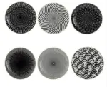 Deluxe Geometric Dinner Plate Set tag1