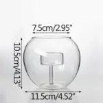 Deluxe Glass Candle Holder tag1