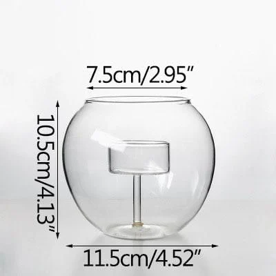 Deluxe Glass Candle Holder -  - #tag1#