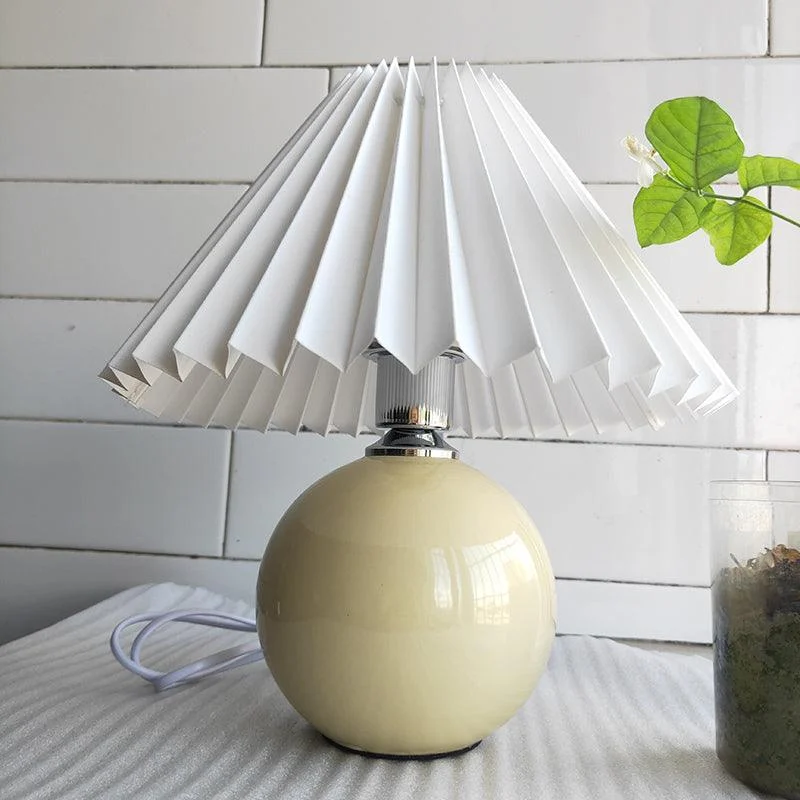 Deluxe Rattan Pleat Led Lamp -  - #tag1#