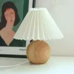 Deluxe Rattan Pleat Led Lamp tag1