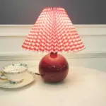 Deluxe Rattan Pleat Led Lamp tag1