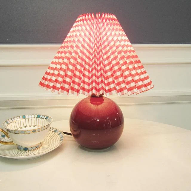 Deluxe Rattan Pleat Led Lamp -  - #tag1#