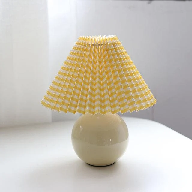 Deluxe Rattan Pleat Led Lamp -  - #tag1#