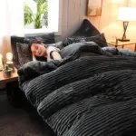 Deluxe Velvet Duvet Cover Set tag1