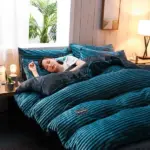 Deluxe Velvet Duvet Cover Set tag1