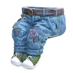 Denim Pants Flower Pot Decoration