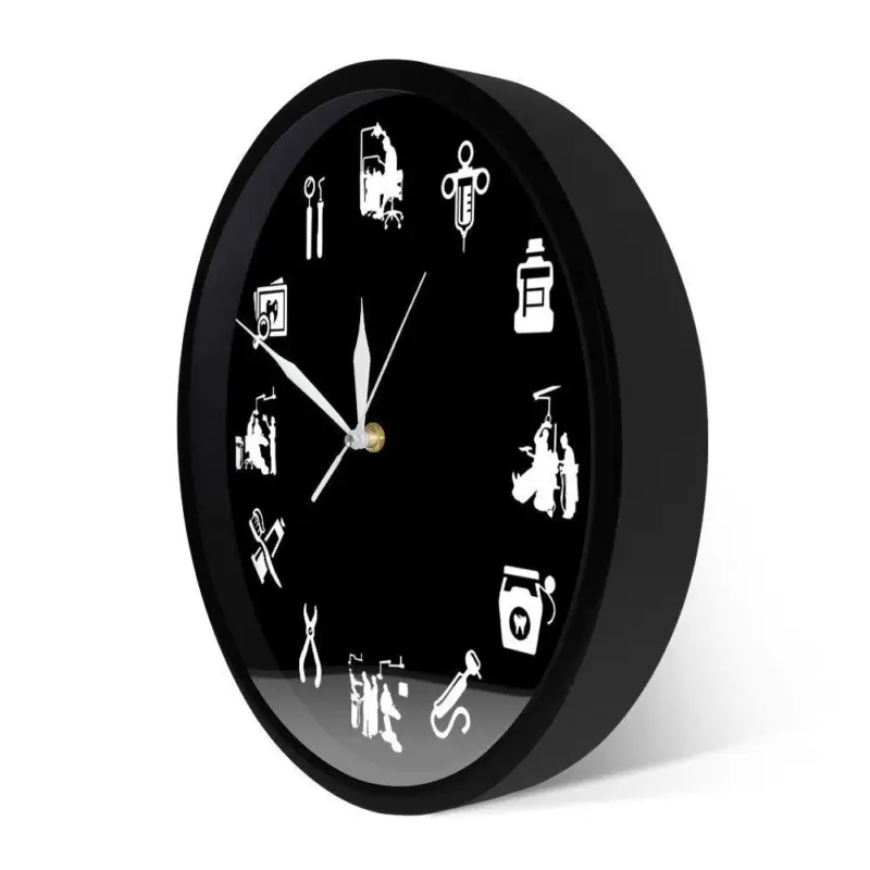 DentaDesign Stylish Dental Design Wall Clock tag1