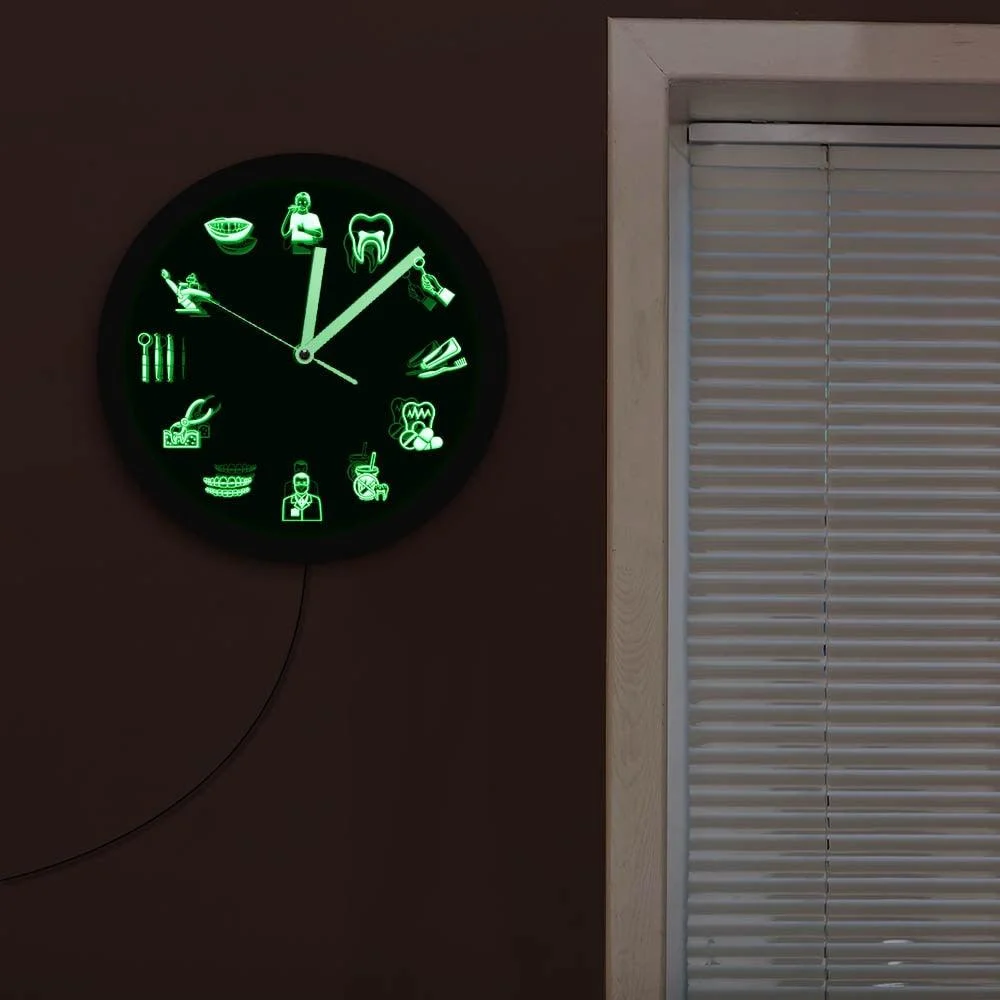 DentistTime - LED Wall Clock for Dental Practices -  - #tag1#