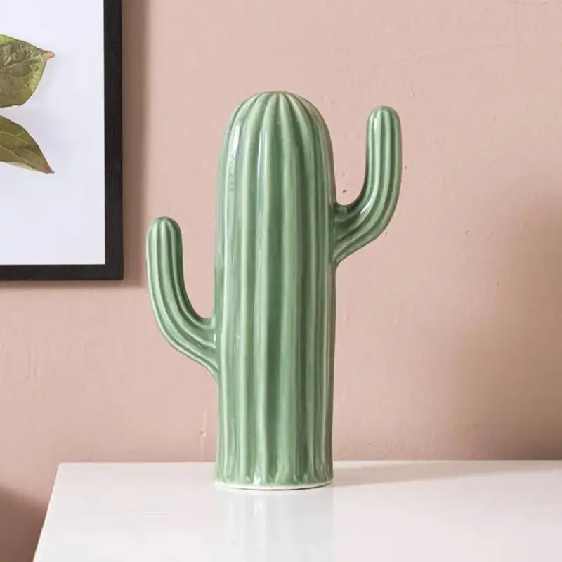 DesertChic Ceramic Cactus Ornament