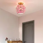 Design glass ceiling light in flower style tag1