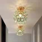 Design glass ceiling light in flower style tag1