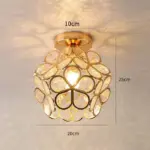 Design glass ceiling light in flower style tag1