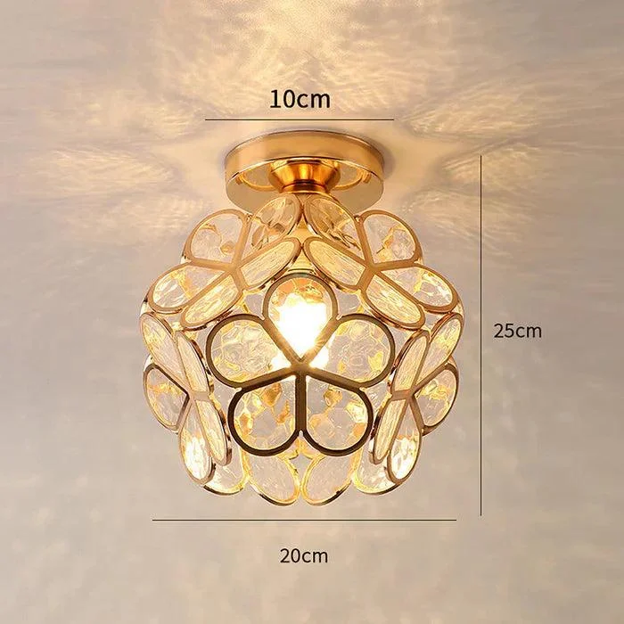Design glass ceiling light in flower style -  - #tag1#