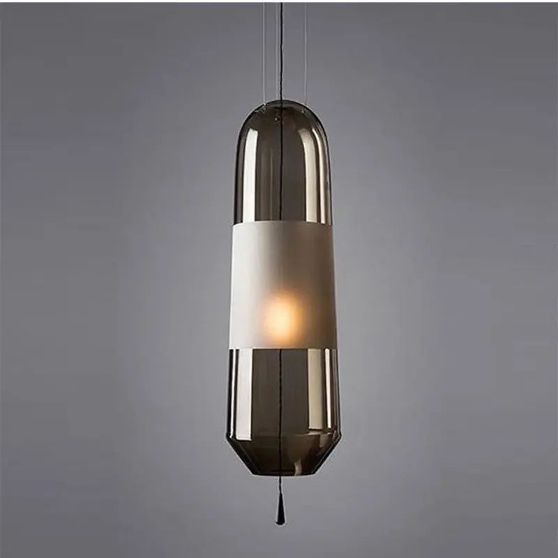 DesignerCapsuleShapedGlassPendantLamp_5 DesignerCapsuleShapedGlassPendantLamp