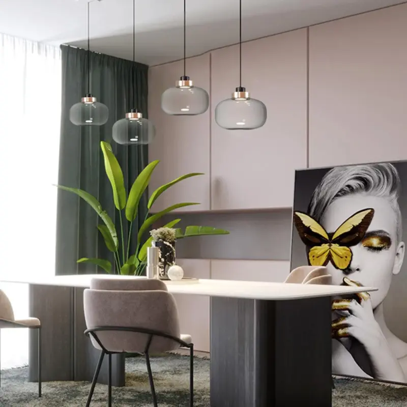 DesignerMiniGlassCeilingPendantLight