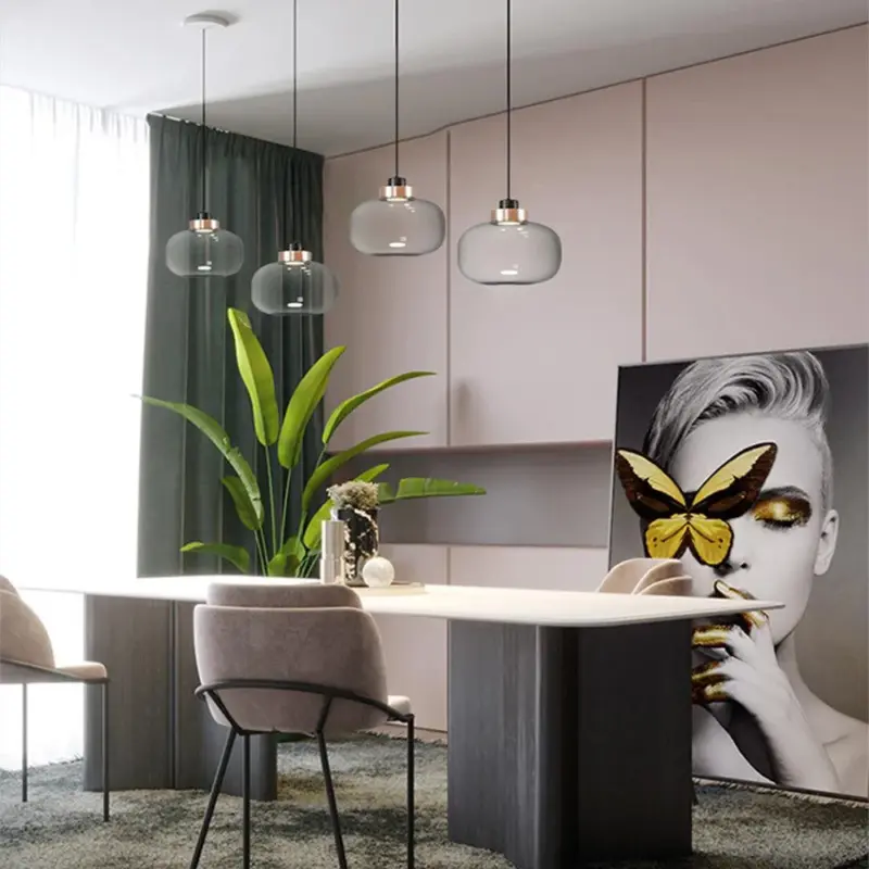 DesignerMiniGlassCeilingPendantLight