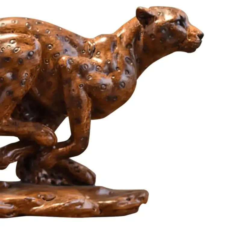 Desk Decoration Leopardo Animal Crafts Office Decor tag1