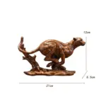 Desk Decoration Leopardo Animal Crafts Office Decor tag1