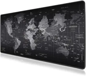 Desk Mat - GeoPad - World Map Design - Non-Slip Base