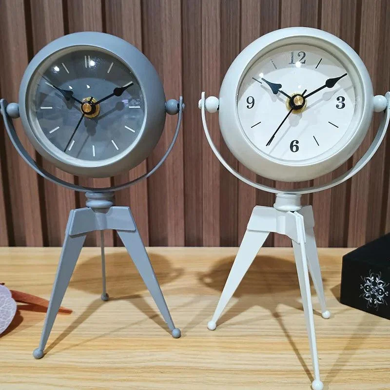 Desk clock - Table clock - Gray/white/black - Home decoration -  - #tag1#