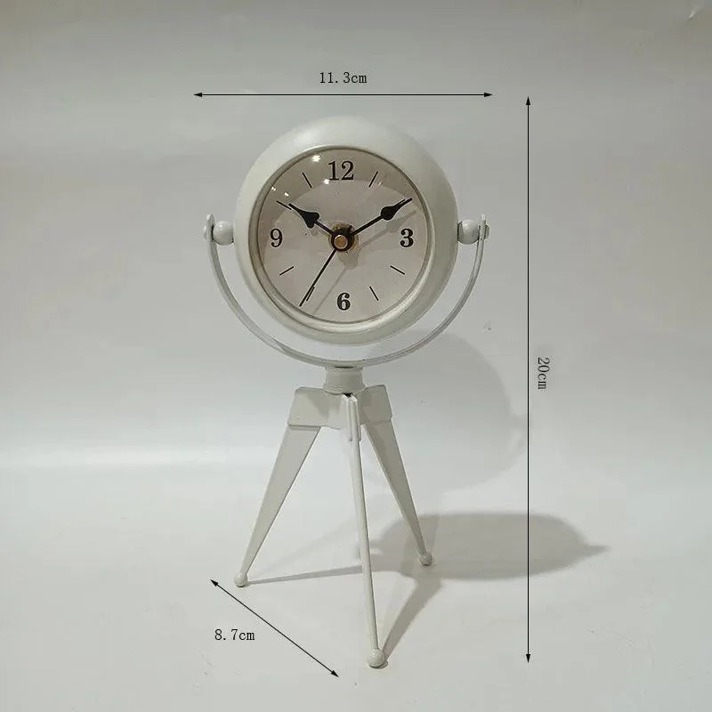 Desk clock - Table clock - Gray/white/black - Home decoration -  - #tag1#