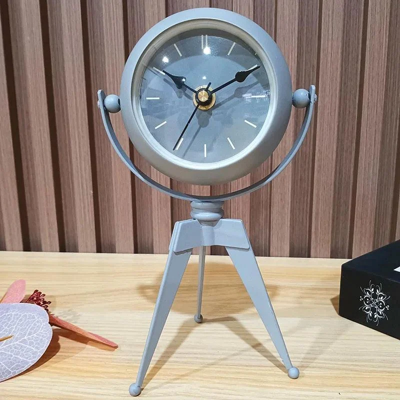 Desk clock - Table clock - Gray/white/black - Home decoration -  - #tag1#