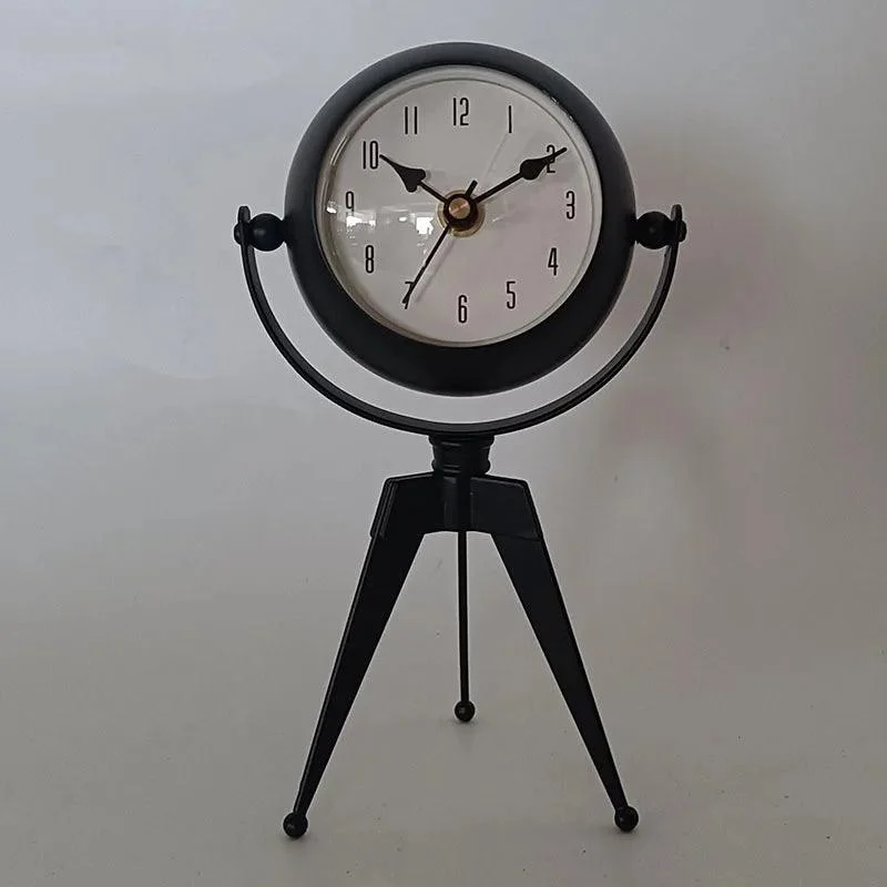 Desk clock - Table clock - Gray/white/black - Home decoration -  - #tag1#