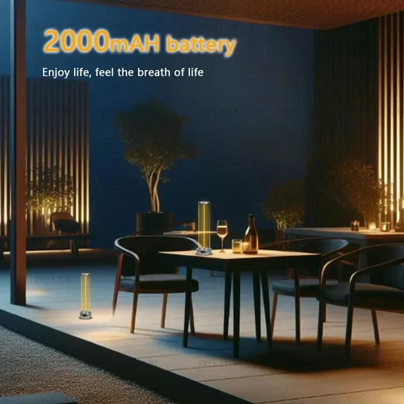 Desk lamp - Wireless Design - Touch Dimmable - Rechargeable - Mood lamp -  - #tag1#