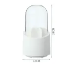 Desktop Makeup Brush Storage Bucket Cup Holder with Lid tag1